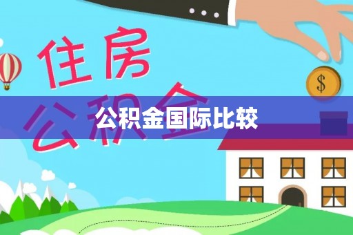 澧县公积金国际比较