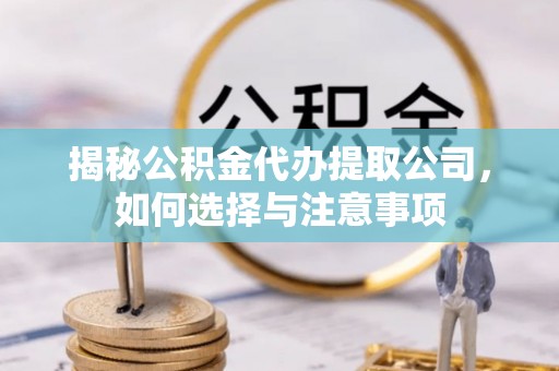 澧县揭秘公积金代办提取公司，如何选择与注意事项