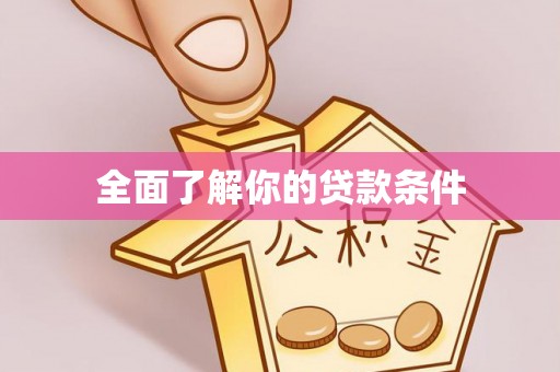 澧县全面了解你的贷款条件
