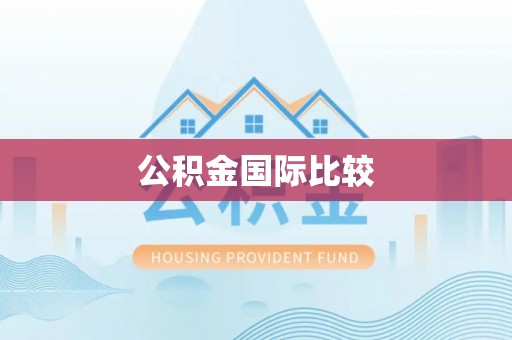 澧县公积金国际比较