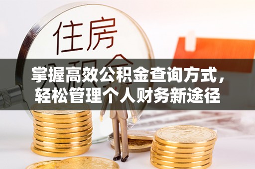 澧县掌握高效公积金查询方式，轻松管理个人财务新途径